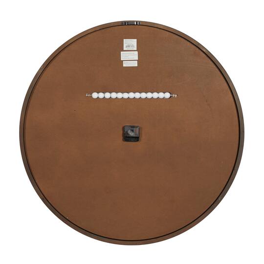 Brown Farmhouse Wood Wall Clock